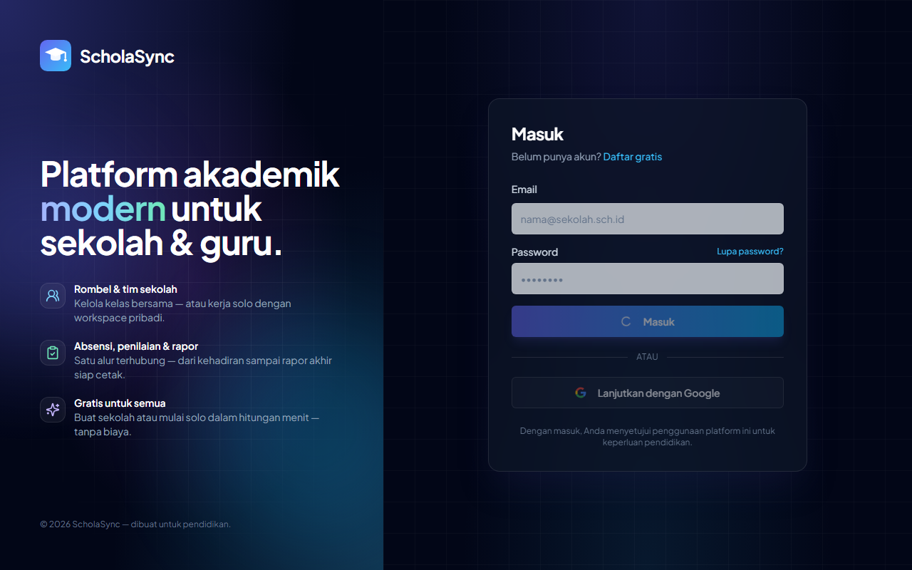 ScholaSync app screenshot